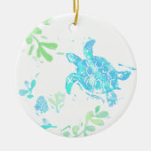 Sea Turtle Keramik Ornament (Vorne)