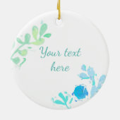 Sea Turtle Keramik Ornament (Hinten)