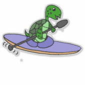 Sea Turtle Large 8" x 8" Vinyl Stickers, kundenspe Aufkleber (Vorderseite)