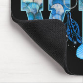 Sea Turtle Liebe Shirt Ocean Beach Tierfreunde Mousepad (Ecke)