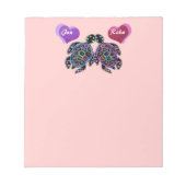 Sea Turtle Liebe Song Notizblock (Vorderseite)