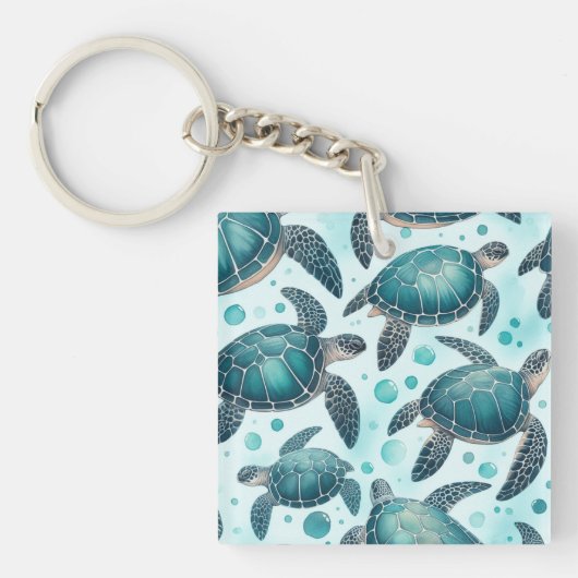 Sea Turtle Life (Brauch) Schlüsselanhänger (Vorderseite)