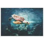 Sea Turtle Loggerhead Decoupage Tissue Paper