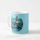 Sea Turtle Lover 11 Unzen Keramik Tasse (Vorderseite Links)