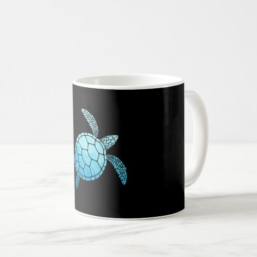 Sea Turtle Lover Animal Turtles Meereswelt Gift Id Kaffeetasse (VorderseiteRechts)