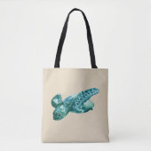 Sea Turtle Lover Beach Tote Bag Tasche (Vorderseite)
