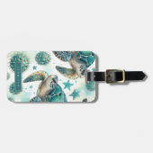 Sea Turtle Luggage Gepäckanhänger (Vorderseite horizontal)