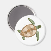 Sea Turtle Magnet (Vorderseite/Rückseite)