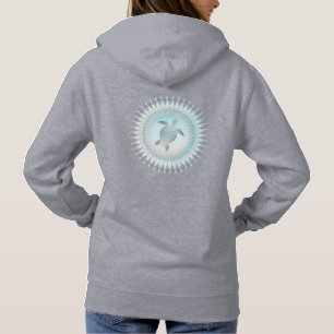 Sea Turtle Mandala Beach Style Hoodie