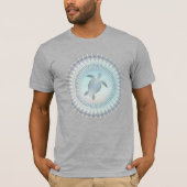 Sea Turtle Mandala Beach Style T-Shirt (Vorderseite)