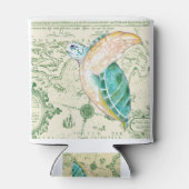 Sea Turtle Map Dosenkühler (Rückseite)