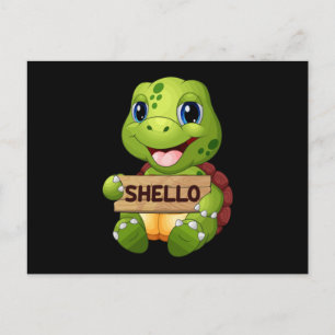 Sea Turtle Meereswelt Ocean Turtles Animal Gift Id Postkarte
