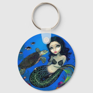 Sea Turtle Mermaid Schlüsselanhänger