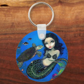 Sea Turtle Mermaid Schlüsselanhänger (Vorderseite)