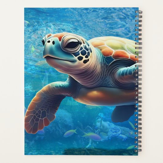 Sea Turtle Mindfully Planer für Ruhe und Klarheit (Rückseite)