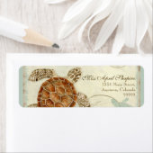 Sea Turtle Modern Coastal Ocean Beach Wirbel Style (Insitu)