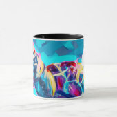 Sea Turtle Monogram Coffee Tasse (Zentrum)