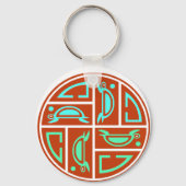 Sea Turtle Moon Cycle Schlüsselanhänger (Vorderseite)