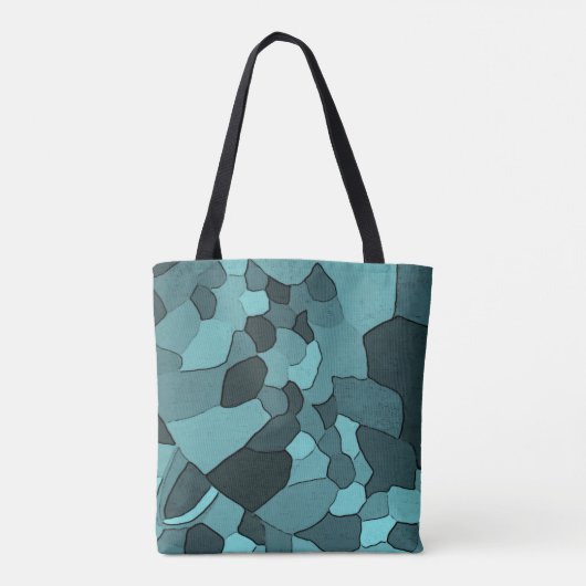 Sea Turtle Mosaic Tote Bag Tasche (Rückseite)