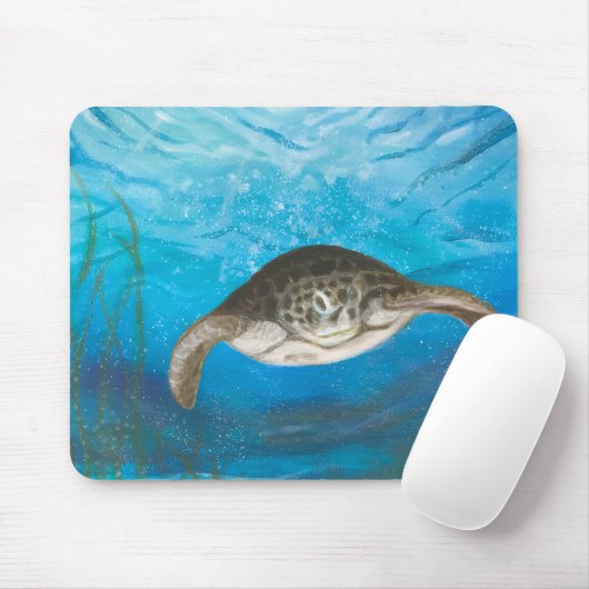 Sea turtle mousepad (Mit Mouse)