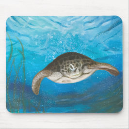 Sea turtle mousepad
