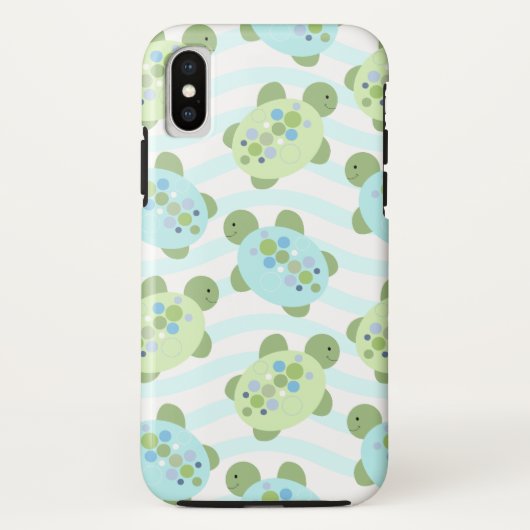 Sea Turtle Muster Handy Case (Rückseite)