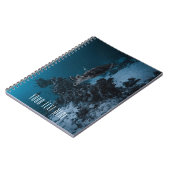 Sea Turtle Nature Notebook - Personalisierter Tite Notizblock (Linke Seite)