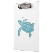 Sea Turtle Notebook Klemmbrett (Links)