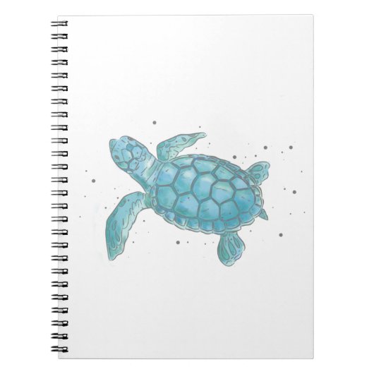 Sea Turtle Notebook Notizblock (Vorderseite)