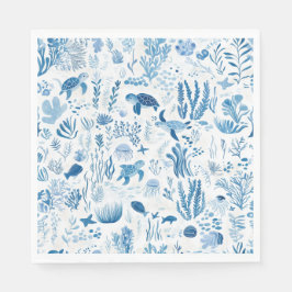 Sea Turtle Ocean Adventure Paper Neapel Serviette