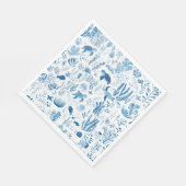 Sea Turtle Ocean Adventure Paper Neapel Serviette (Ecke)