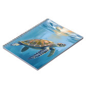 Sea Turtle Ocean Animal Watercolor Notizblock (Linke Seite)
