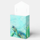 Sea Turtle Ocean Beach Tropical Custom Gevor Geschenkschachtel (Geöffnet)