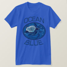 Sea Turtle Ocean Blue Bella Leinwand T - Shirt