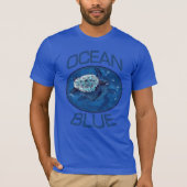 Sea Turtle Ocean Blue Bella Leinwand T - Shirt (Vorderseite)