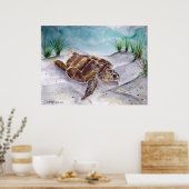 sea_turtle_painting_2 poster (Küche)