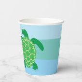 Sea Turtle Party Paper Cup Pappbecher (Rückseite)