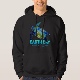Sea Turtle Planet Liebe World Environment Earth Da Hoodie