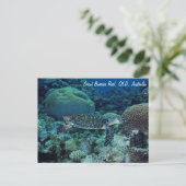 Sea Turtle Postcard Postkarte (Stehend Vorderseite)