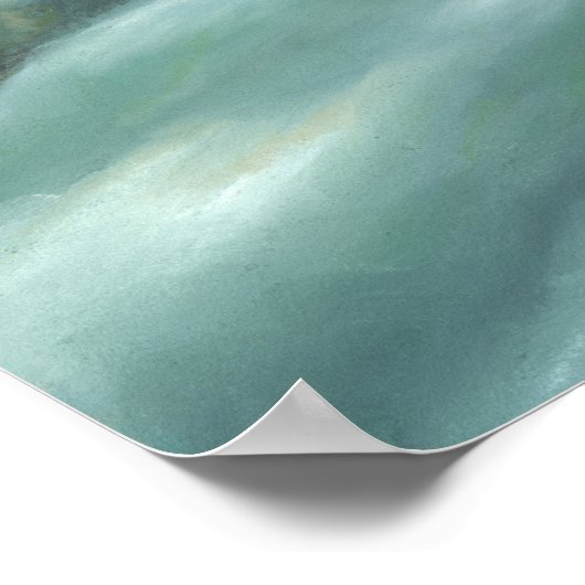 Sea Turtle Poster (Ecke)