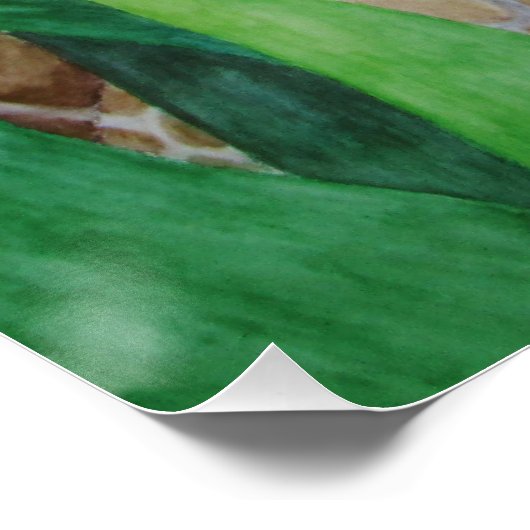 Sea Turtle Poster (Ecke)