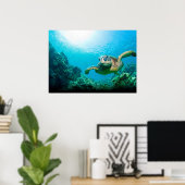 Sea Turtle Poster (Heimbüro)