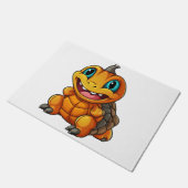 Sea Turtle Pumpkin Lazy Halloween-Party Kostüm Fußmatte (Schrägansicht)