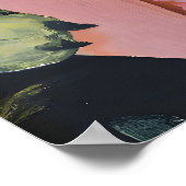 Sea Turtle Reading Enjoy Life Art Print - Funny Poster (Ecke)