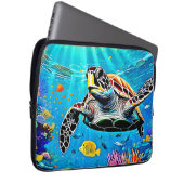 Sea Turtle Reef Life Laptopschutzhülle (Vorne Rechts)