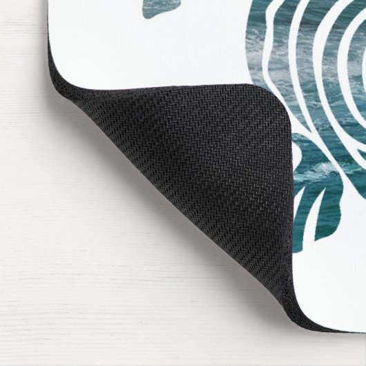 Sea Turtle Save The Turtle Mousepad (Ecke)