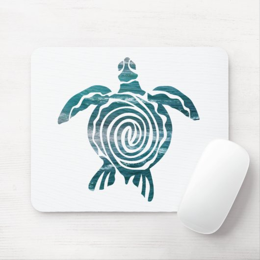 Sea Turtle Save The Turtle Mousepad (Mit Mouse)
