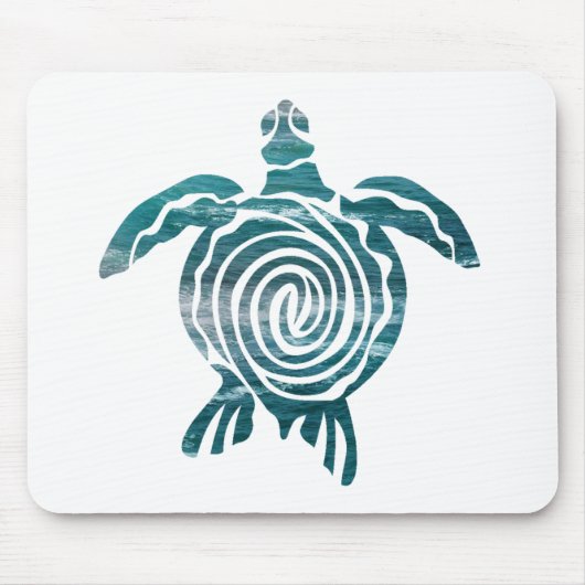 Sea Turtle Save The Turtle Mousepad (Vorne)