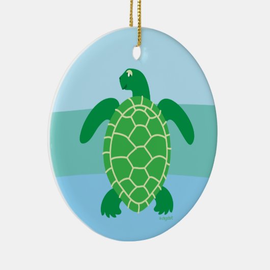 Sea Turtle Season Ornament (Rechts)