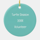 Sea Turtle Season Ornament (Hinten)